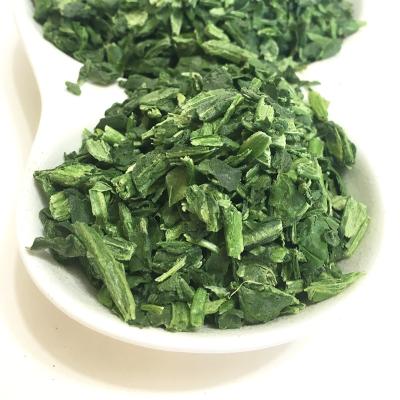 China Hot Sale Dried Dry Food Freeze Dried Spinach Whole Sale Lyophilized Vegetables From China Supplier for sale