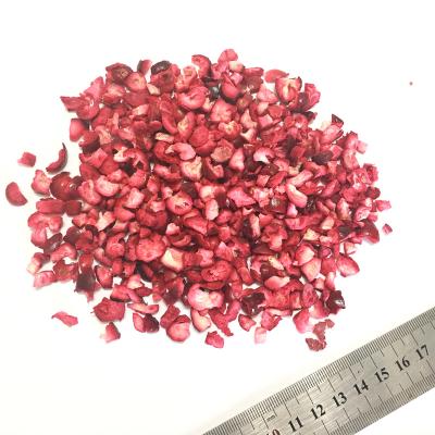 China High Quality Whole Sale Dry Healthy Dried Fruit Granules FD Freeze Dried Crushed Canada Cranberry for sale