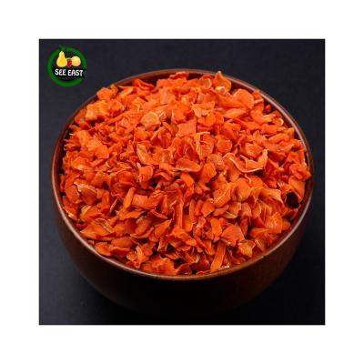 China New Organic Fresh Dried Carrot Suppliers China Supplier Bulk Dehydrated Dried Carrot Flakes for sale