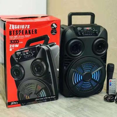 China Hot Selling ZQS8107S Wireless Rechargeable Wireless 8 Inch Amazon Home Theater System Woofer Speaker for sale