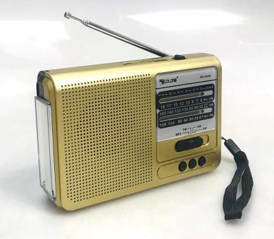 China GOLON RX-6038 FM AM PORTABLE Switch 3 Band Vintage Retro Radio Rechargeable Radio with USB SD TF mp3 player for sale