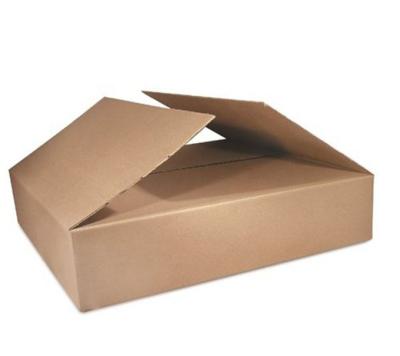 China Recycled materials wholesale plain kraft paper cartons corrugated box packing box for sale