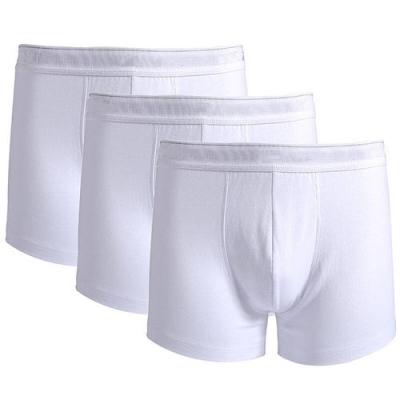 China Sublimation Boxers Breathable Blank White Underwear for sale