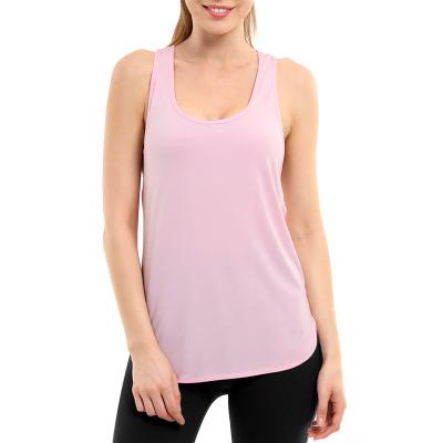 China Breathable Promotional Large Size Halter Sports Loose Casual Women Top Goods for sale