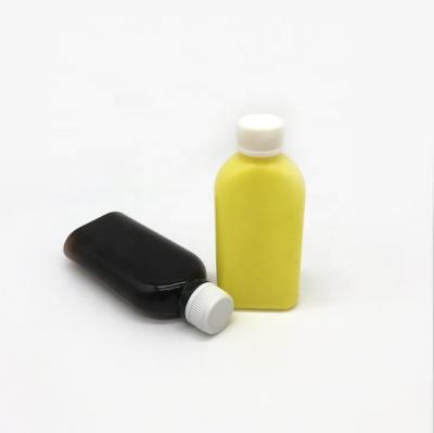 China Unload Makeup Water Bottle 30ML PVC Screw Flat Plastic Bottle Split Shoulder Empty Flat Subpackage Plastic Bottling Bottle for sale