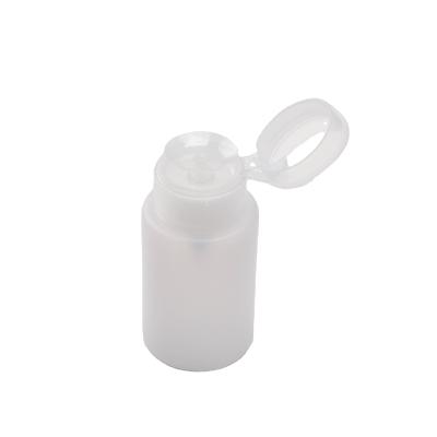 China Discharge plastic bottle 160ml PE makeup water bottle flip cover squeeze unbottle squeeze bottle clear makeup remover plastic bottle for sale