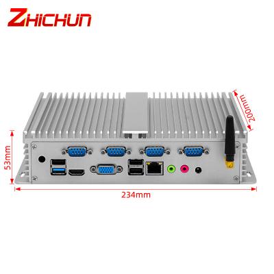 China For Business Mini Pc Core 2940 Hackintosh Two Ethernet Minipc Industrial Desktop Computer for sale