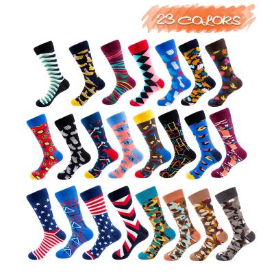 China Yueli Antibacterial 23 Designs Custom Business Men Women Socks for sale