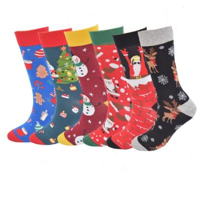 China 2021 Unisex Funny Comfy Crew Socks Sublimation Crew Socks Christmas New Arrival Christmas Gift QUICK DRY Socks for sale