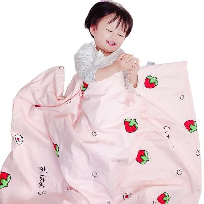 China Anti-Bacteria Customized Print Cartoon Baby Blanket Soft Animal And Skin-Friendly Crib Blanket With For Nap Outdoor Nursery Blankets for sale