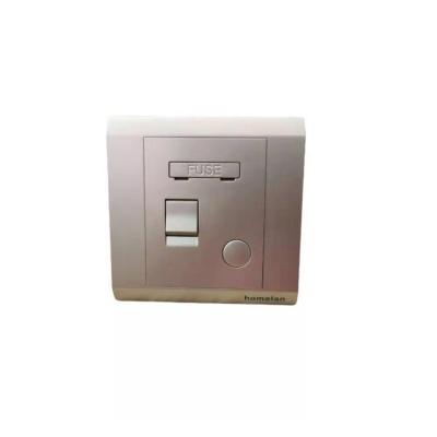 China 2021 New Design 13A Residential / General Purpose Outlet Socket With Switch And Fuse Safety 1 Gang Switched Fused for sale