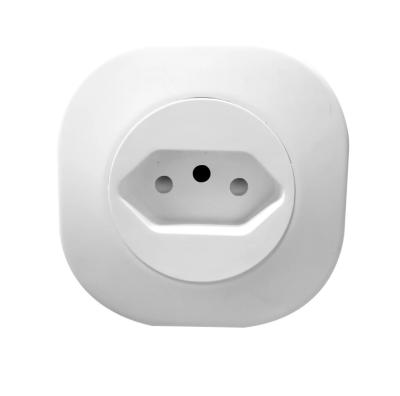 China Tuya Residential / Multipurpose Smart Plug Brazil Standard With Alexa Google Home Smart Plug 16a for sale