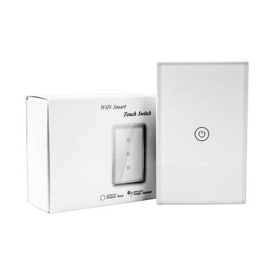 China Smart Home Automation System Us/eu/uk Standard Band Tuya Touch Screen Light Switch Wifi App Control Home Wall Smart Switch New 1 for sale