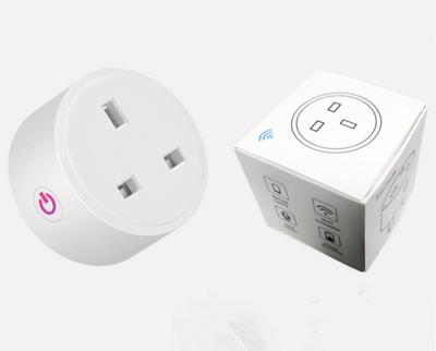 China Wofea UK Plug 100v-240v 16a Version Residential/Multi-Purpose Wifi Regulator Smart Plug Timing Remote Control Work with Alexa/Google for sale