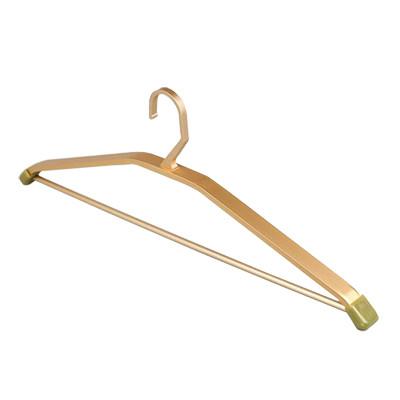 China Aluminium Alloy Hanger with Trouser Bar Various Color Clothes Hanger for sale