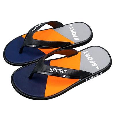 China Fashion Trend 2023 Mixed Colors flip flops classical Anti-Odor popular PVC summer beach flip-flops slippers  for men for sale