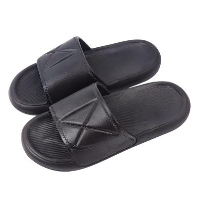 China Light Weight 2023 new design pvc house slippers Wholesale simple fashion solid color indoor hotel sandals for women for sale