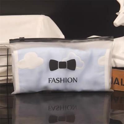 China Custom Mailing Poly Mailing Bags Moisture Proof For Apparel Underwear Swimsuit Frosted Zipper Bag Biodegradable for sale