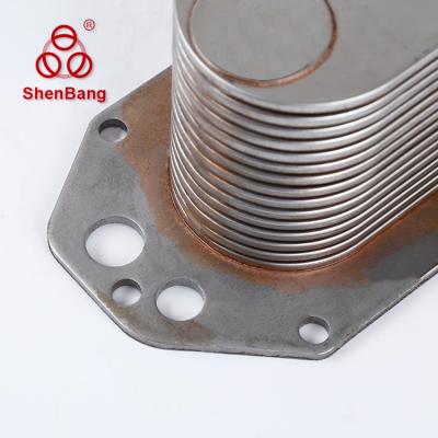 China Heavy Duty Excavator / Heavy Truck Cooling System Diesel Engine Truck Oil Cooler Parts 3966365 for sale