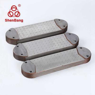 China Excavator Truck / Heavy Truck Spare Parts Used For Volvo 8149300 Copper Plate Custom Bar Auto Radiator Oil Cooler for sale