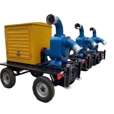 China Multi-application portable water pumping with hose farm irrigation diesel water pump agricultural machine for sale