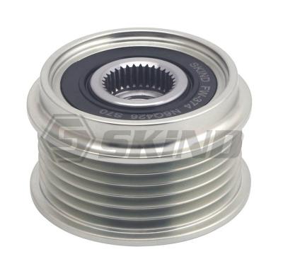 China FW-473 Universal Alternator Parts Rotor Let Go F-553240 Pulley Clutch Pulley For Car Automotive Alternator for sale