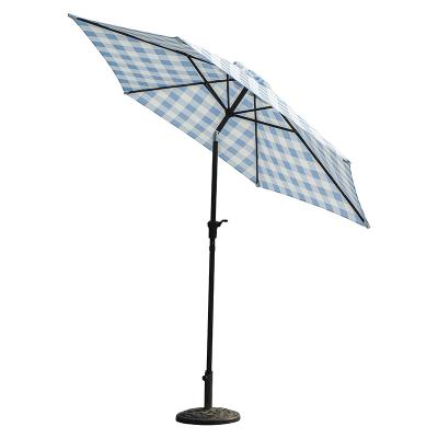 China Modern 500pcs Custom Design Garden Sun Parasol Patio Umbrella With Tilt Boho Umbrella Outdoor 2022 Garden for sale