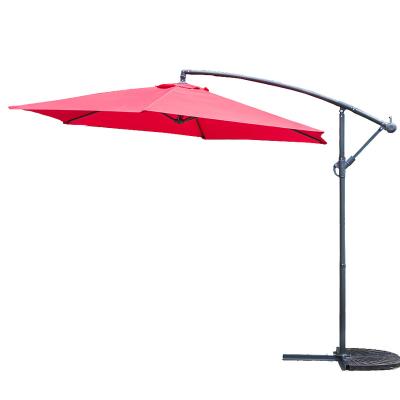 China Dia.3m Outdoor Patio Umbrella Modern Aluminum Banana Garden Umbrella Rotate 360 ​​Degree Outdoor Garden Umbrella for sale