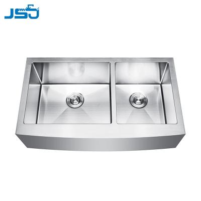 China Customized Nano Apron Farmhouse Customized Portable Sink Faucet Handmade Stainless Steel For Your Kitchen for sale