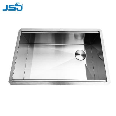 China Without Faucet Customized Stainless Steel Outdoor Single Bowl Workstation Handmade Sink For Kitchen for sale