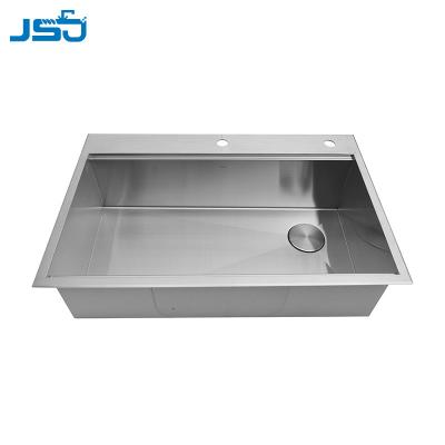 China Durable Stainless Steel Indoor Outdoor Handmade Workstations Tall Kitchen Sinks Without Faucet for sale