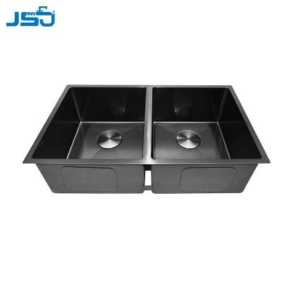 China Outdoor Handmade Luxury Nano Sink Faucet Black Scratch Resistant Without Sink For Kitchen for sale