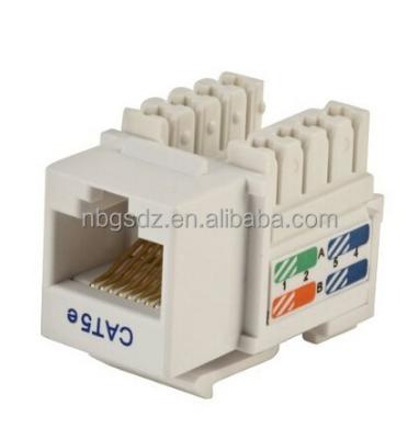 China Monoprice Cat5e Punch Down Keystone Jack RJ45 Jack SK610101 for sale