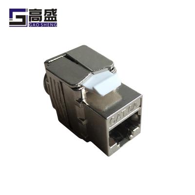 China audio & 180 Degree Visual Zinc Alloy UTP RJ45 Cat5e Cat6 Cat6a Keystone Jack for sale