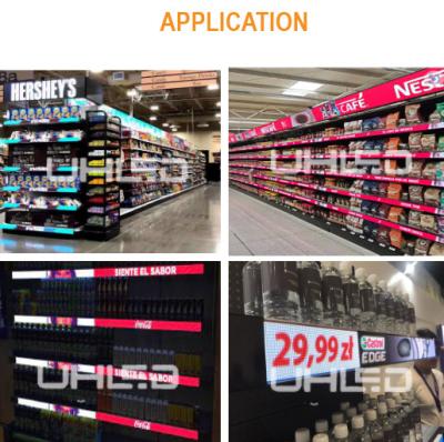 China Advertising Smart Shelf LED Display Retail Stretch Bar Screen P1.2 P1.5  P1.5625 P1.875 P2 for sale