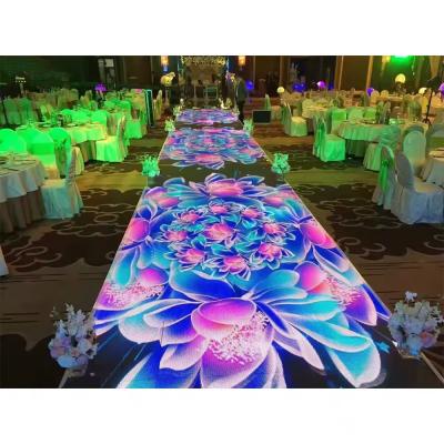 China Indoor LED Floor Tile Screen P2.5 P2.976 P3.91 P5.2 P6.2 LED Interactive Floor Display for sale