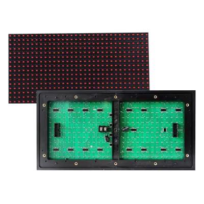 China Einfarbiges LED-Modul im Außenbereich DIP Rot P10 320*160mm LED-Display-Modul zu verkaufen