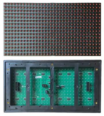 China Single Red DIP546 Outdoor Constant Voltage LED Display Module P10 for sale