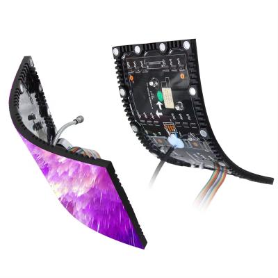 China Curved P4 LED Display Screen Outdoor Flexible LED Module for sale