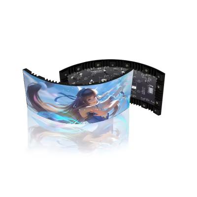 China Flexible LED Wall Display Outdoor Curved LED Video Wall Screen for sale