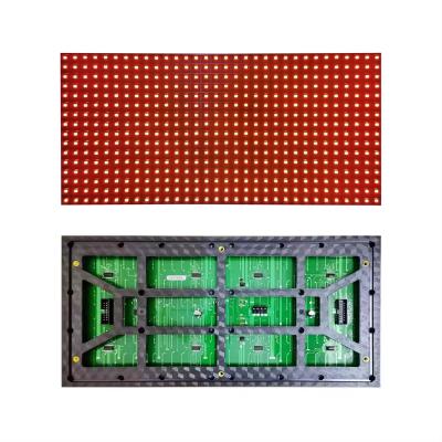 China Hochhelligkeit P10 LED-Display-Modul Außen Einfarbig DIP Rot 320*160mm zu verkaufen