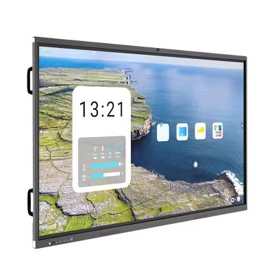 China 8 Core CPU LCD Commercial Display 128GB RAM Android / Windows System Whiteboard for sale