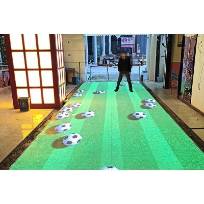 China LED Interactive Floor Display Screen Gravity Sensing Non Slip Floor Tile Screen Waterproof for sale