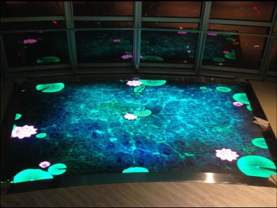 China High Refresh Rate LED Floor Display Board IP65 250mm X 250mm for sale