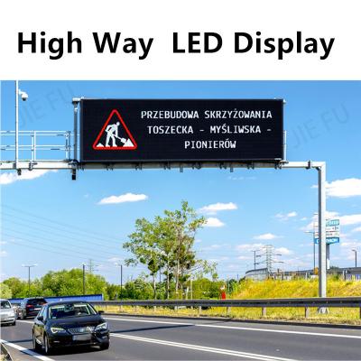 China Gantry LED Traffic Display Modules P10 For Highway And Road Displays for sale