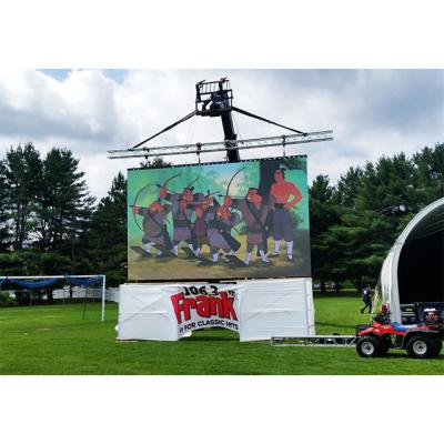 China P2.6-P10 Outdoor LED Rental Display Screen 43-264 Dots/m2 7.6kg/cabinet 800W/Avg 300W/㎡ for sale