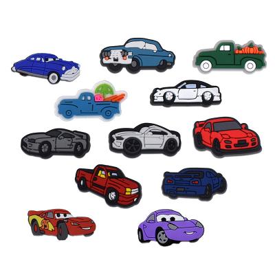 China Durable And Soft Character Car Shoe Charm Pack Supercar Van Fitted Shoe Decorations Wristband Accessories Thanksgiving Christmas Gift for sale