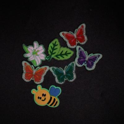 China DIY Durable And Soft Glowing In The Dark Butterfly Shoe Charms Different Animals Croc Shoe Accessories Party Gift Decorations For Kids for sale