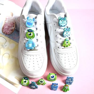 China Durable Shoelace Charms Cartoon Child Sneaker Casual Shoes Shoelace Clip Charm PVC Shoe Decoration for sale