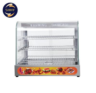 China Factory Discount Price 3 Layers Steel Heater Food Display Cabinet Display Heating Rack 660*450*580 for sale